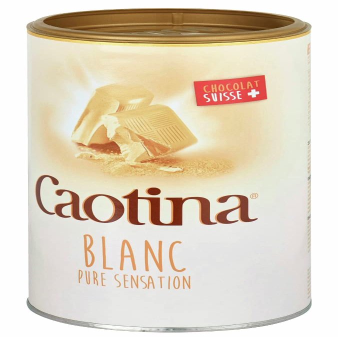 Caotina Hot White Chocolate Powder 500G (White Chocolate) | White Cocoa Powder Suitable for Baking And Drinking | Authentic Swiss Chocolate Drink - imported by DFB