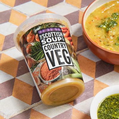 The Scottish Soup Company - Country Vegetable Chilled Soup - 600g Tub x 2
