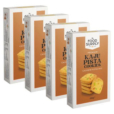 Cookies 200g - Cumin, Honey, Cashew, Dry fruit, Fruity Jam | Variety Luxury Biscuits | Cookies High Protein, Low Sugar, Vegan Friendly Snack | The Food Supply