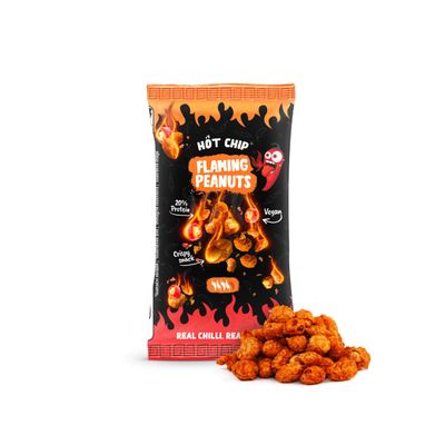 HOT CHIP FLAMIN' HOT PEANUTS 140 G