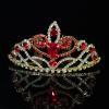 Bridal Wedding CrownDrop Glass Crystal CrownCrownGirls CrownHeadpieceCrown,HG053 view 1
