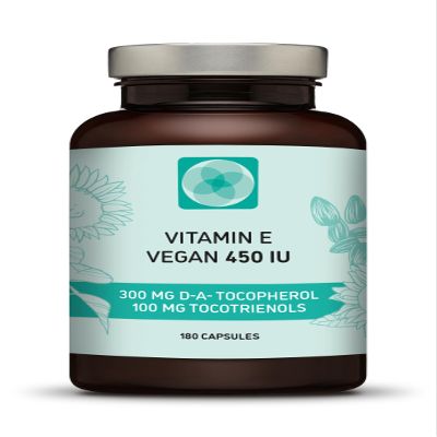 Kala Health Vitamin E 450 IU 400mg Tocopherol + Tocotrienol Vitamin E Vegan - Alpha Tocopherol + All 4 Tocotrienols  Alpha Tocotrienol + Beta Tocotrienol + Delta Tocotrienol and Gamma Tocotrienol