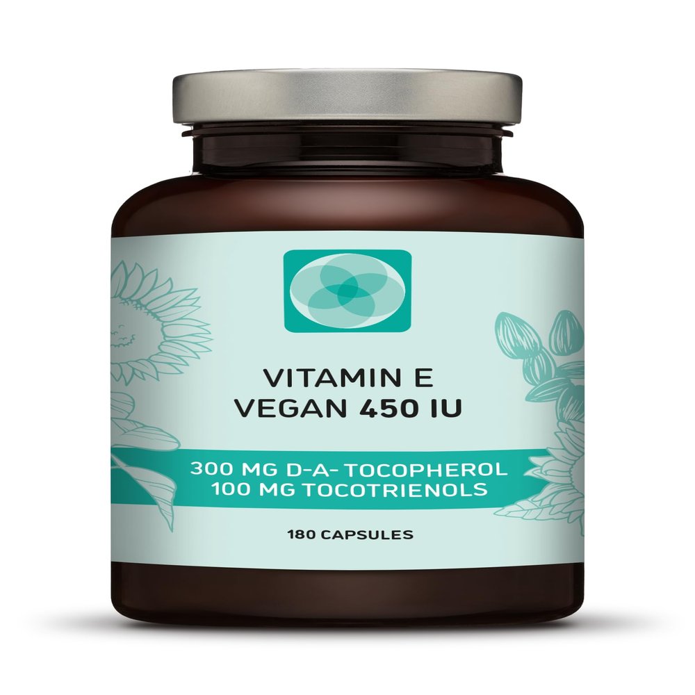 Kala Health Vitamin E 450 IU 400mg Tocopherol + Tocotrienol Vitamin E Vegan - Alpha Tocopherol + All 4 Tocotrienols  Alpha Tocotrienol + Beta Tocotrienol + Delta Tocotrienol and Gamma Tocotrienol