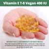 Kala Health Vitamin E - All 8 Tocopherols + Tocotrienols 400 IU Vegan - Alpha Tocopherol/Tocotrienol + Beta Tocopherol/Tocotrienol + Gamma Tocopherol/Tocotrienol + Delta Tocopherol/Tocotrienol view 3