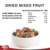 Tropgo Fruity Chewy Mini Cubes | Sugar-Coated Fruit-Flavoured Snack | Peach, Passion Fruit, Kiwi, Blueberry, Strawberry & Raspberry | 120g view 2