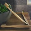 Bamboo Toothbrush, Personalised Eco Toothbrush, Wooden Toothbrush, Engraved Toothbrush, Bamboo Gift (Black Bristles) view 4