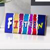 15th Birthday Novelty Chocolate Bar | Fifteen| 15th Birthday Ripped Design | 15th Birthday Gift | 15th Chocolate Gift | Gift for 15th (Wrapper & Chocolate Bar) view 1