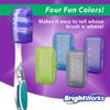 BrightWorks Toothbrush Covers; protects your toothbrush at home or away (3 x 4 count) 12 covers view 4