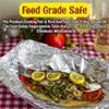 18M Aluminium Foil Paper 10.5 Micron 29.5cm x 18m Tin Foil Recyclable Aluminium Sandwich Sheet Wrapping Paper Foil Wrap Food Service Catering for Grilling Baking Roasting Home Restaurant-20 Rolls view 4