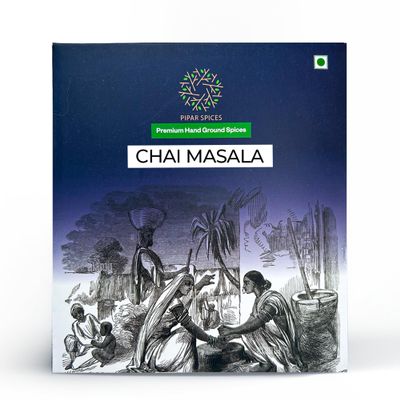 Pipar Spices Chai Masala - 100g Pack | Chai Spice Blend, Handground Spice, Rich Aroma and Flavor