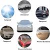 nenyan Custom Car Cover Waterproof Breathable Fit Mercedes Benz CLA - Class CLA 180 C117 CLA 220 C117 CLA 250 C117 CLA 200d C117 2013-2019, Outdoor Full Cover, All Weather Protection Durable, Blue view 3
