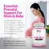 Folic Acid 400 mcg - 450 Vegan Tablets - 15 Month Supply - High Strength Pregnancy Vitamins for Women - Vitamin B9 Supports Maternal Tissue Growth During Pregnancy - Prenatal Vitamins view 4
