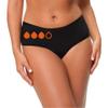 snuggs Period Underwear Classic Period Underwear - Period Briefs for Heavy Bleeding | Thin and Absorbent Menstrual Underwear | Incontinence | Made in EU | Recycled Nylon, black, XL view 1