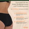 snuggs Period Underwear Classic Period Underwear - Period Briefs for Heavy Bleeding | Thin and Absorbent Menstrual Underwear | Incontinence | Made in EU | Recycled Nylon, black, XL view 3