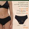 snuggs Period Underwear Classic Period Underwear - Period Briefs for Heavy Bleeding | Thin and Absorbent Menstrual Underwear | Incontinence | Made in EU | Recycled Nylon, black, XL view 4