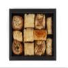 250g Assorted Baklava Gift Box Black, authentic, traditional arabic baklawa, luxury presentation box, handmade fresh backlava view 2