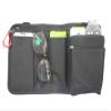 Wheelchair Side Bag by HEALUA, Wheelchair Pouch Bag with Cup Holder, Armrest Accessories for Wheelchair, Rollator, Electric Scooter Wheelchairs - Medical Carry Bag (Black) view 3