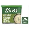 Knorr Classic Cream Of Chicken Soup, 25 Portions (Makes 4.25L) 39737801 (Pack of 6) view 2