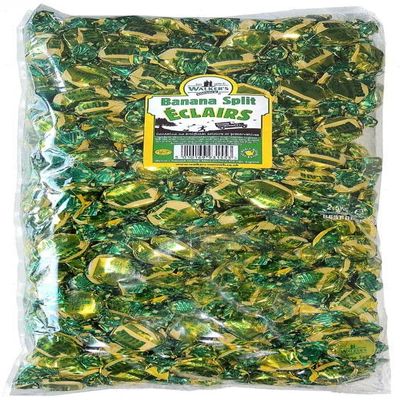Toffee, Walker's Toffee, Bulk, 2.5kg, Wholesale, British, Traditional, Sweet, Treat, Confectionery, Snack (Banana Eclair)