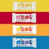 N'eat Natural Energy Bars - Healthy Snack for Adults and Kids - Palm Oil Free Low Calorie Snacks - Vegan Snacks and Fruit Bar Bursting with Natural Energy - 16x45g Fruit Bars - Rainbow Selection Box view 2