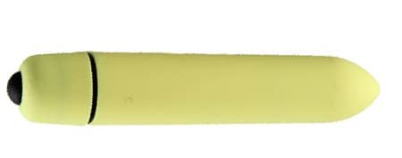 10 Modes Strong Shock Quiet Waterproof Bullet Tool Soft Silicone Toys for Women Pleasure, Mini Travel Small Size, Personal Bullet Tool Massage Ball Powerful Bullet Rod for Body Relaxing (Yellow)