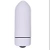 10 Modes Strong Shock Quiet Waterproof Bullet Tool Soft Silicone Toys for Women Pleasure, Mini Travel Small Size, Personal Bullet Tool Massage Ball Powerful Bullet Rod for Body Relaxing (White) view 4