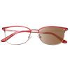 BAFAFA Photochromic Reading Glasses,Cat Eye Anti-UV Radiation Protection Relieve Fatigue Sun Readers Transition Glasses (Color : Color-changing tea, Size : +2.5) view 1