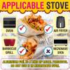 Aluminium Foil Paper Kitchen Foil Paper Tin Foil Recyclable Aluminium Sandwich Sheet Wrapping Paper Foil Wrap Food Service Catering Great for Grilling Baking Roasting (9 M) view 3