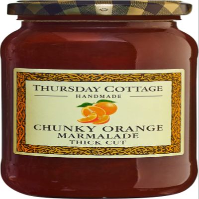 THURSDAY COTTAGE CHUNKY ORANGE MARMALADE 340G -