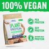 Applied Nutrition Plant Protein Powder  Critical Plant Vegan Protein Shake with SOYA, Pea, Brown Rice Proteins & Essential Amino Acids - Dairy-Free Gym Supplement (450g - 15 Servings) (Chocolate) view 2