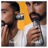 BRAUN Beard Trimmer Series 7 BT7420, Electric Trimmer for Men, Incl. Sharpest ProBlade, 40 Length Settings, Barber Tools, Charging Stand, Travel Case, Stencil, Rechargeable & Waterproof view 2