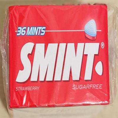 SMINT 36 MINTS STRAWBERRY SUGAR FREE 12 PACK