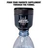 POWER BEAST 2X Protein Powder and Supplement Funnel Keychain, Portable To-Go Container, Portable Protein Powder Container for The Gym Workouts, Fitness, and Travel 2-Pack. view 4