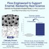 Fluoride Floss Picks. Cavity Resistant Floss. Developed by Dentists. Unflavored Flossers. Shred Resistant Floss. 180 Count. Nylon Floss. Floss Sticks for Adults. Dental Floss with Fluoride. view 3