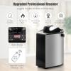 COSTWAY Portable Steam Sauna, 3L Sauna Tent Folding Personal Spa Steam Pot with Chair, 9-Level Adjustable Temperature, Timer and Remote Control, Home Sauna Cabin Bath Box for Therapy Slimming (Grey) view 4