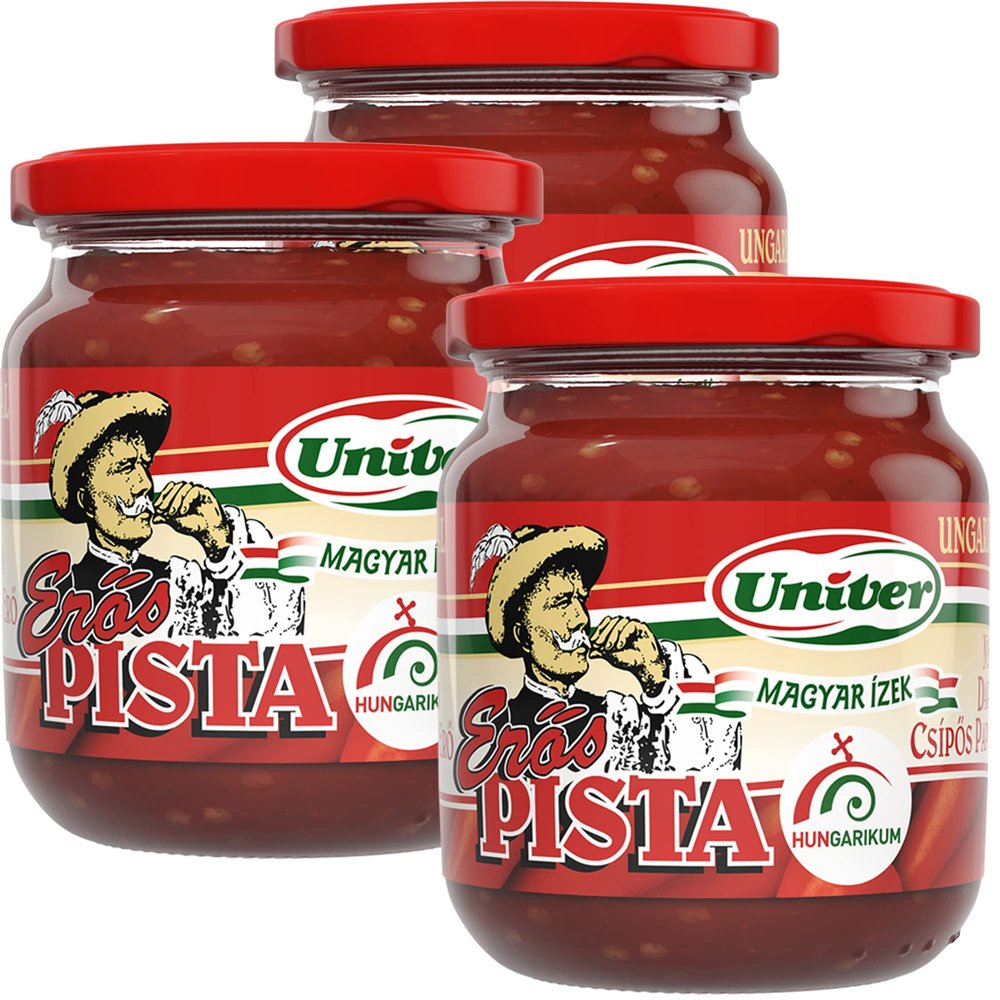 3 x Eros Pista Hungarian Paprika Paste, 3x200g