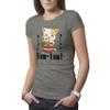 Kawaii Neko Ramen Lover Japanese Noodle Anime Women's Grey T-Shirt Size L view 1