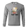 Kawaii Neko Ramen Lover Japanese Noodle Anime Unisex Grey Sweater Size S view 1