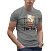 Kawaii Neko Ramen Lover Japanese Noodle Anime Men's Grey T-Shirt Size L view 1