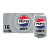Pepsi Diet Cola, 330ml Can (Pack of 18) view 1