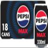 Pepsi Max, 330ml (Pack of 18) view 1