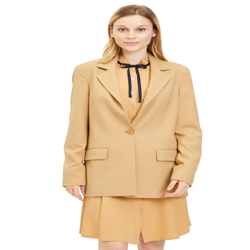 Tamaris Women's Bad Urach Blazer, Iced Coffee, 14