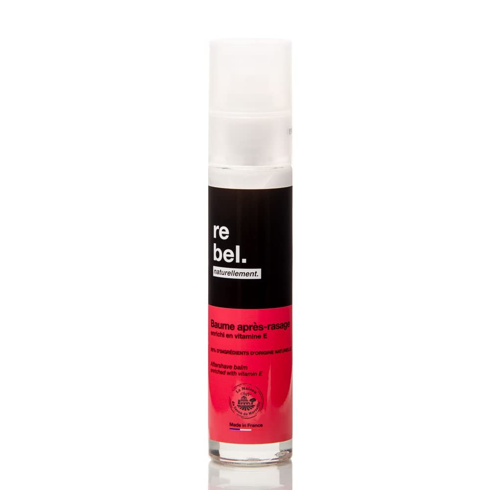 Maison du Savon de Marseille  Rebel Aftershave Balm for Men  Made with Shea Butter for Cool Skin  50ml