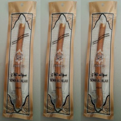 2-Pack 100% Natural Miswak Toothbrush, Gum Care Organic Chewable Stick Traditional Arabian Wooden Toothbrushes for Teeth Whitening, Cleaning, and Fresh Moist