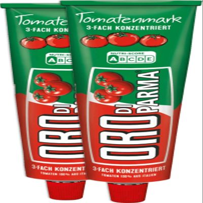 2x200g Oro di Parma Triple-concentrated Tomato Paste - 100% tomatoes from the Parma region / Italy