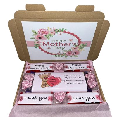 Personalised Mothers Day chocolate gift box