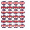 24x PLATINUM JUBILEE Union Jack Flag 4CM PREMIUM EDIBLE RICE PAPER CAKE TOPPERS view 1
