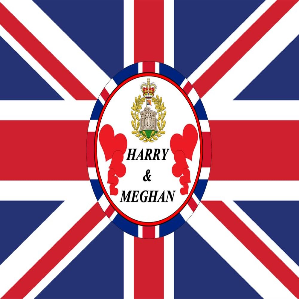 ROYAL WEDDING PRINCE HARRY MEGHAN A4 PREMIUM EDIBLE ICING CAKE TOPPER D1