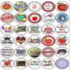 30 THANK YOU BEST TEACHER PREMIUM 4CM MIXED RICE PAPER CUP CAKE TOPPERS D1 view 1