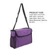 Cyrank Wheelchair Backpack Bag, Wheelchair Bag Wheelchair Storage Bag Mobility Scooter Storage Tote Accessory for Carrying Loose Items and Accessories for Back of Chair(purple) view 3